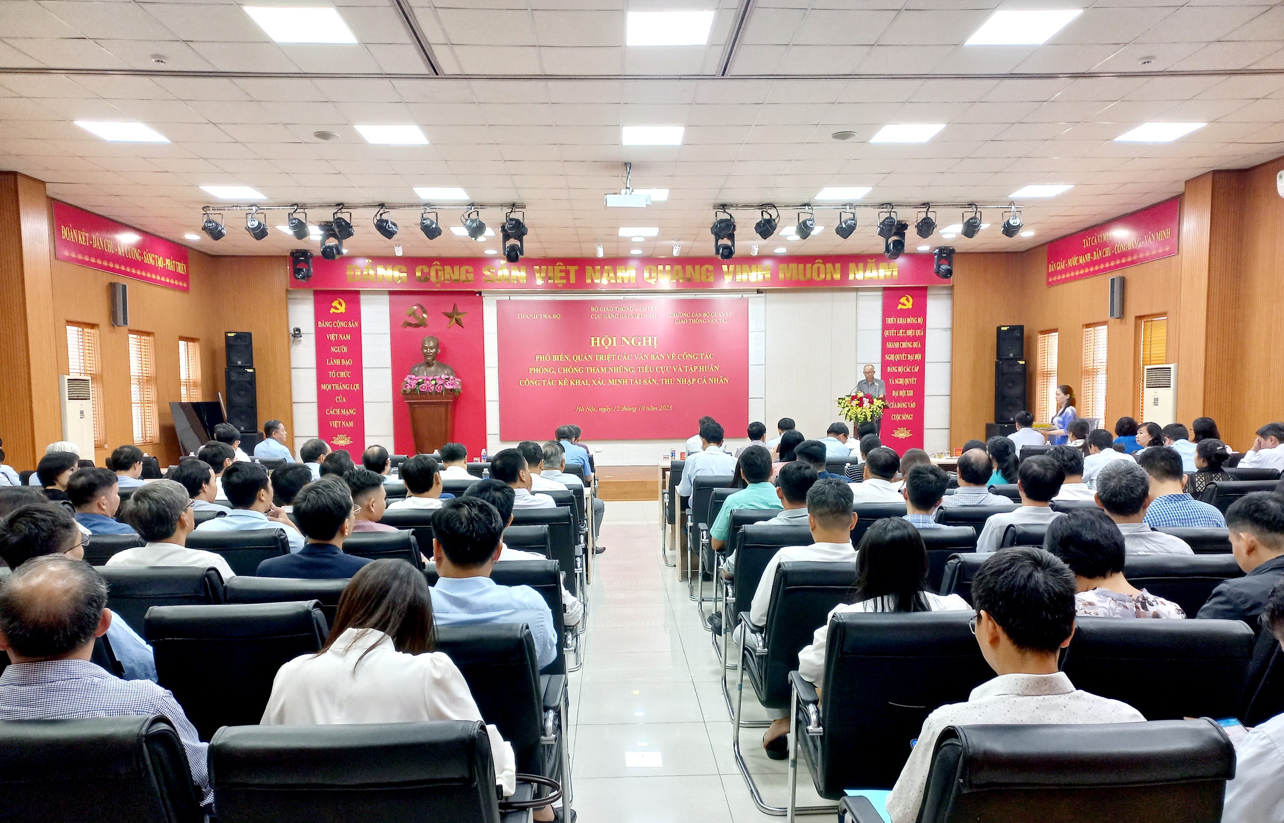Hội nghị phổ biến, quán triệt các văn bản về phòng, chống tham nhũng, tiêu cực tại Cục Hàng hải Việt Nam